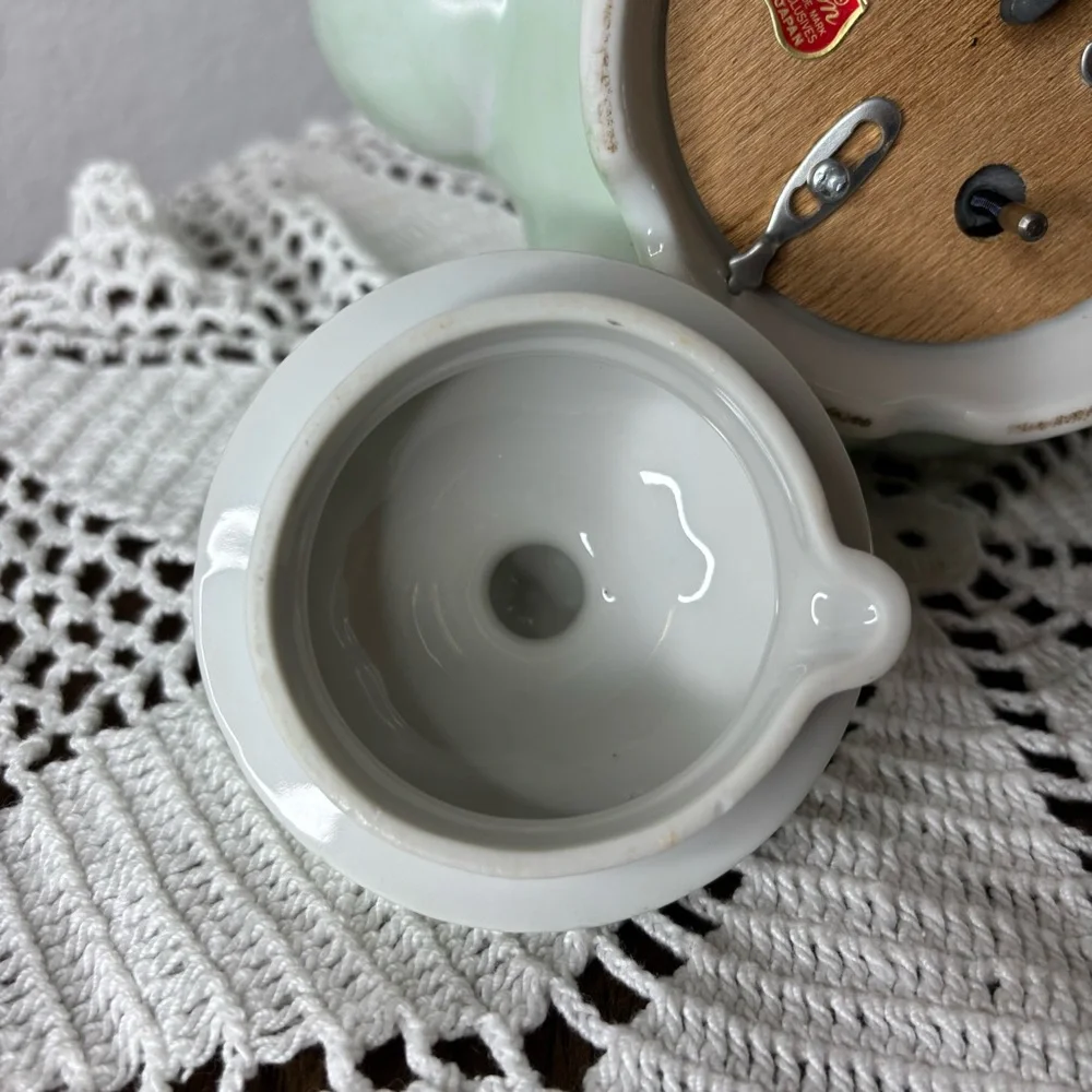 Rare Vintage Lefton Floral Musical Teapot - Picture 9 of 12